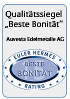 Auvesta Edelmetalle désigné meilleure notation de crédit par Euler Hermes